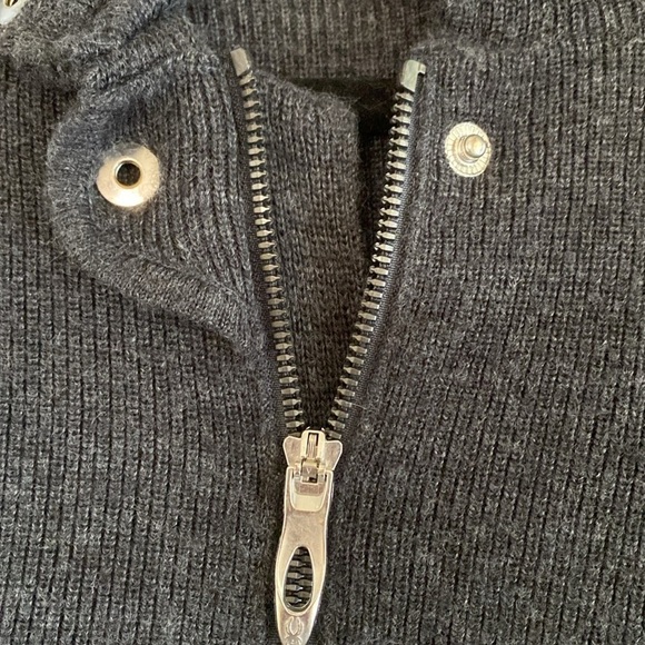 Spyder Wool blend cardigan sweater jacket Womens M Warm stretch base Layer snow - Picture 4 of 12